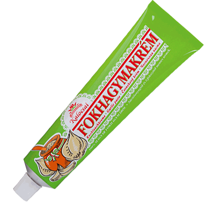 Garlic cream tube