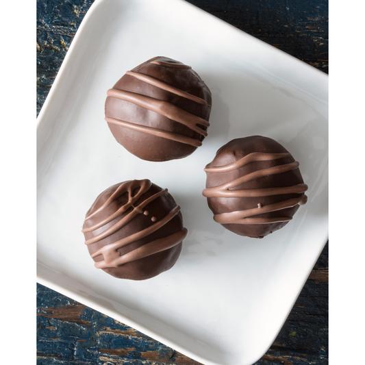 Chokladtryffel med kastanjepuré & Brynt smör