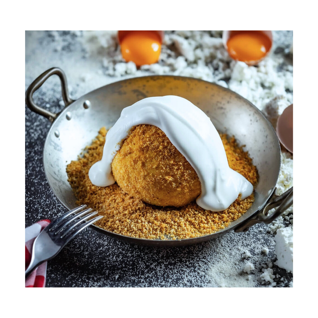 Túrógomboc - söta dumplings av kvarg - ungersk dessert